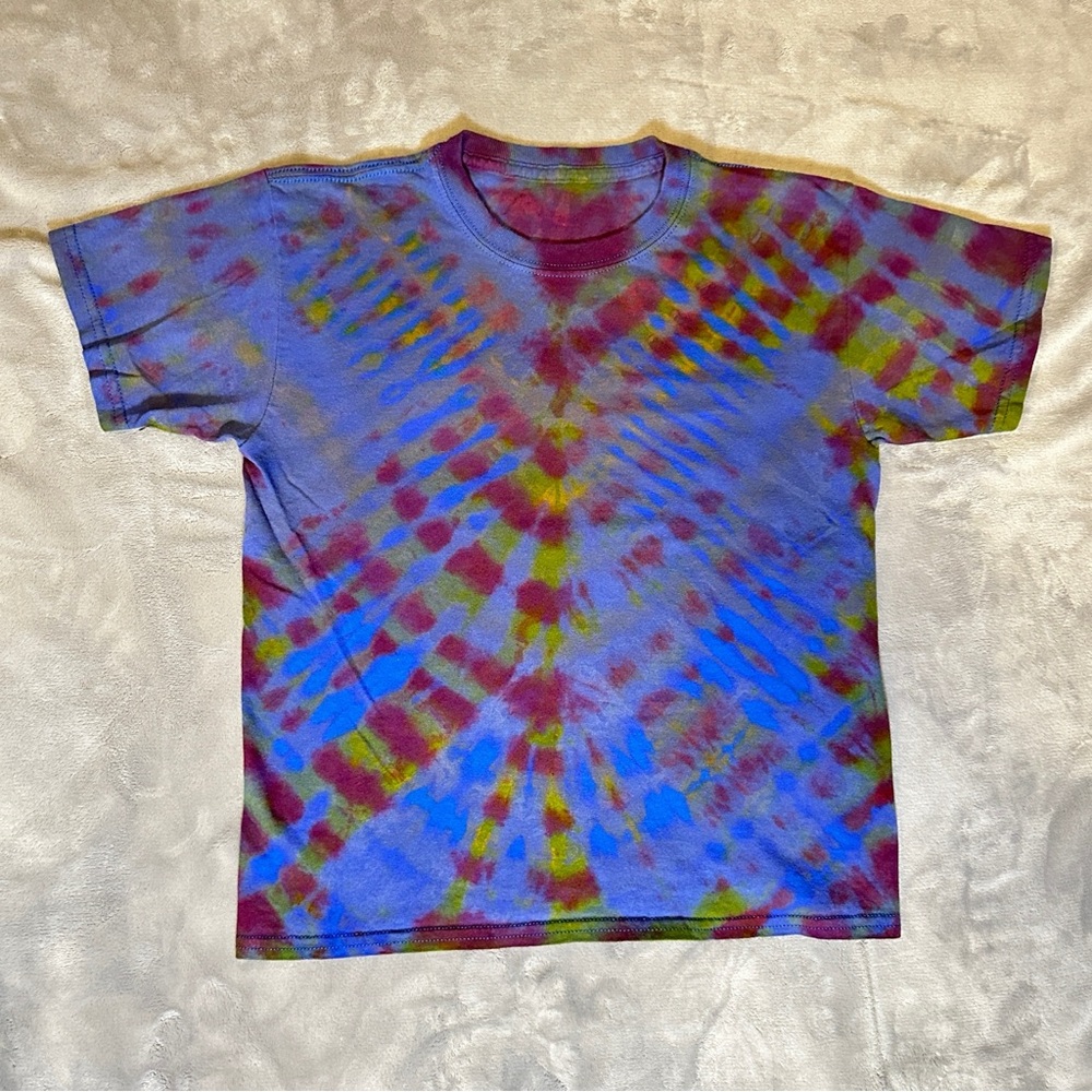 Hand dyed youth T shirt size large!